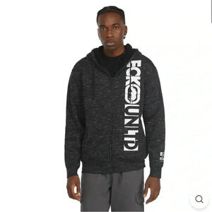 Ecko Unltd NWT Men’s Vert Piercing Sherpa Hoodie Charcoal Gray SZ M
